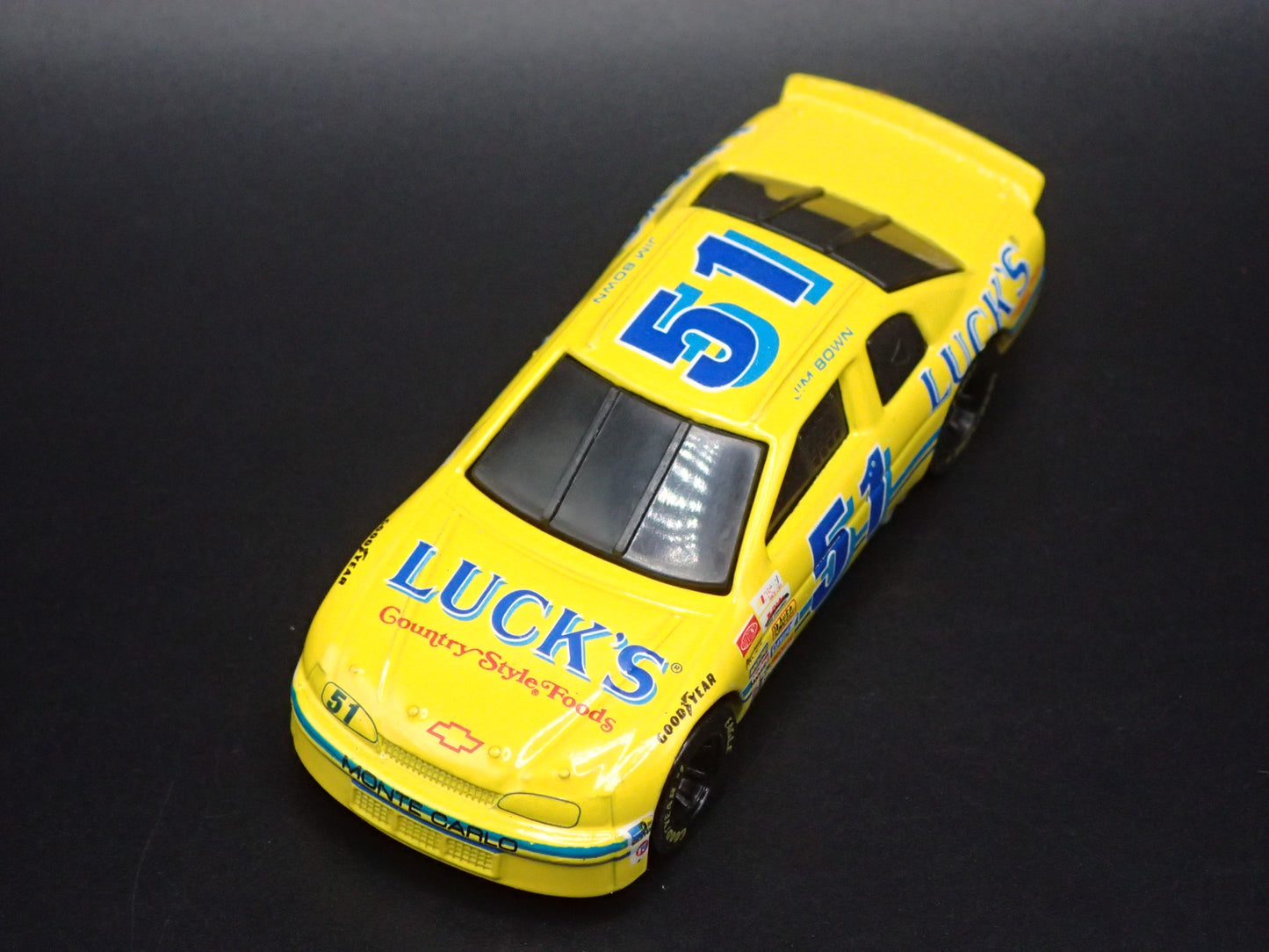 1995 95 CHEVROLET MONTE CARLO 51 JIM BROWN NASCAR 1:64 SCALE DIECAST MODEL CAR