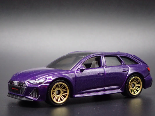 2019-2025 AUDI AVANT RS6 STATION WAGON PURPLE 1/64 SCALE DIECAST MODEL CAR