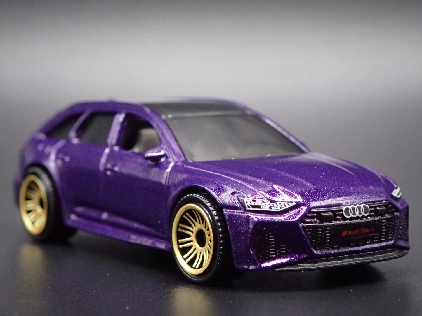 2019-2025 AUDI AVANT RS6 STATION WAGON PURPLE 1/64 SCALE DIECAST MODEL CAR