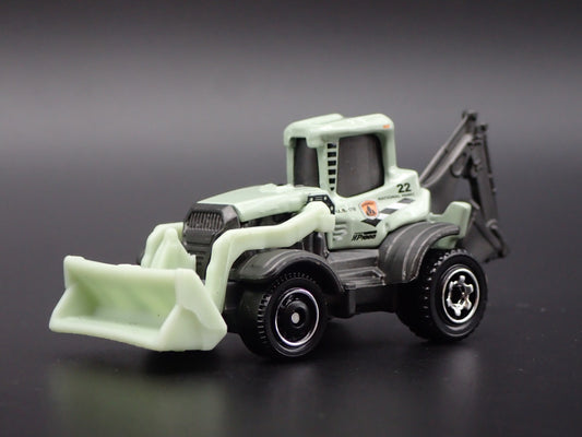 BACKHOE NATIONAL PARKS CONTRUCTION GREEN 1:64 MB SCALE DIORAMA DIECAST MODEL CAR