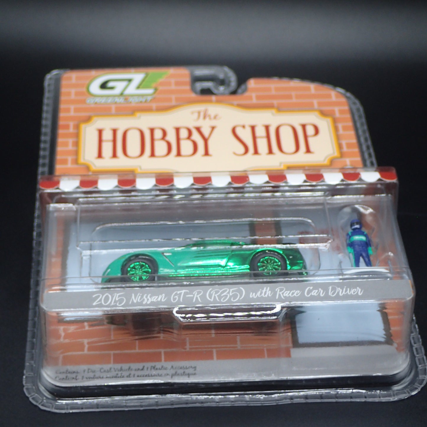 2026 GREENLIGHT GREEN MACHINE 2015 NISSAN GTR R35 FALKEN HOBBY SHOP GREATEST HIT