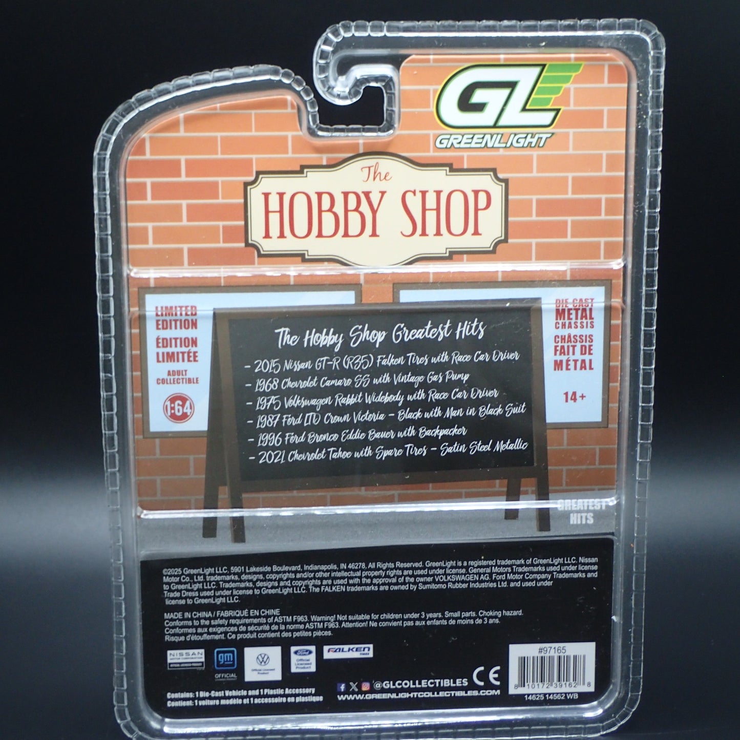 2026 GREENLIGHT GREEN MACHINE 2015 NISSAN GTR R35 FALKEN HOBBY SHOP GREATEST HIT