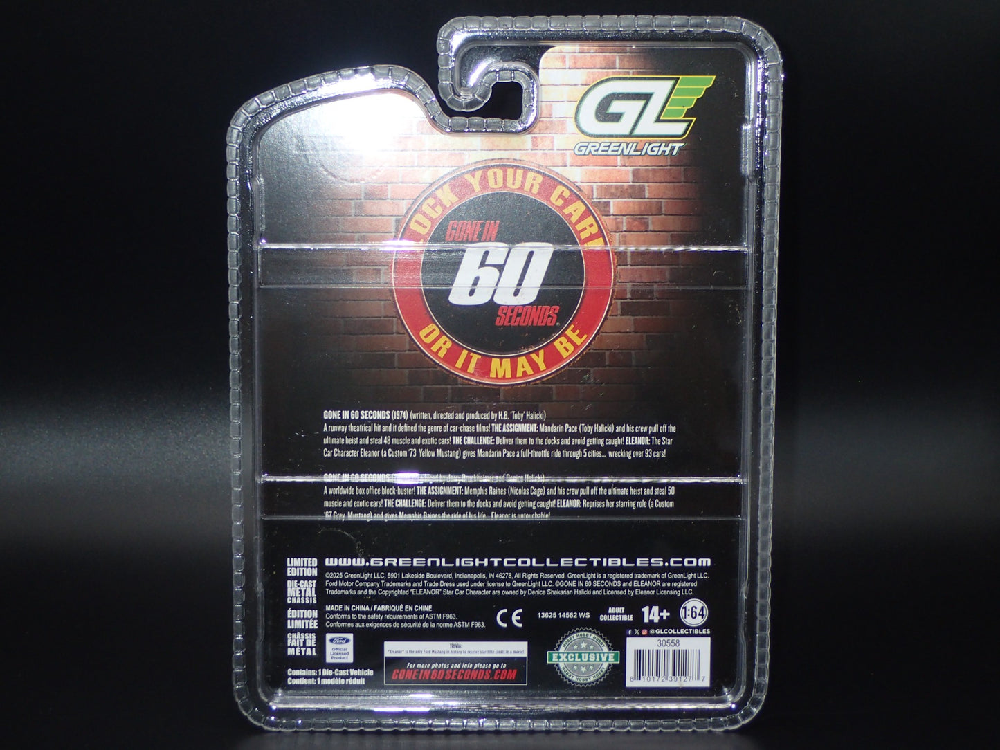2026 GREENLIGHT RAW CHASE 1967 FORD MUSTANG ELEANOR GONE IN 60 SECONDS
