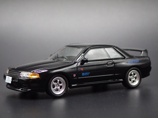 1989-1994 NISSAN SKYLINE GTR R32 INITIAL D BLACK 1:64 SCALE DIECAST MODEL CAR