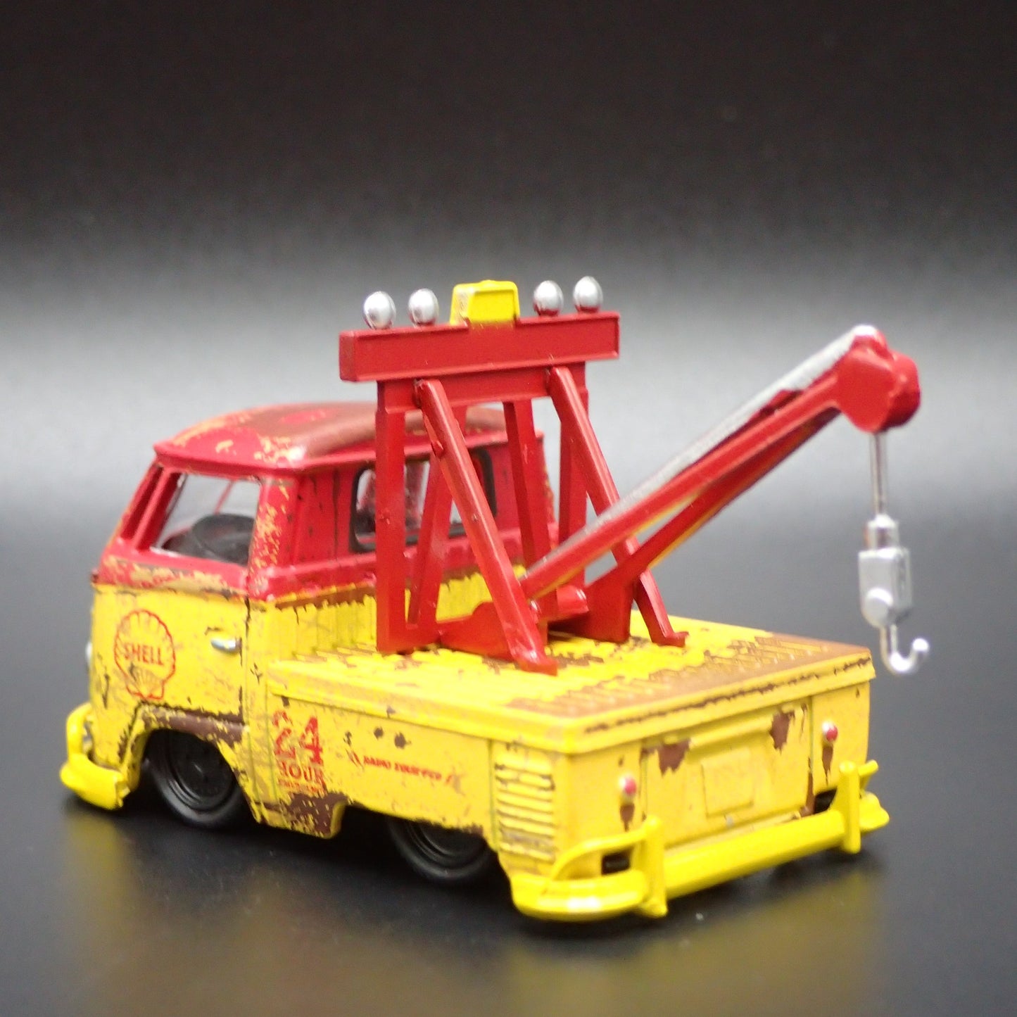 1960 60 VW SINGLE CAB TYPE 2 PICKUP TOW SHELL BARN 1:64 SCALE DIECAST MODEL CAR