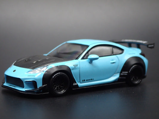 2021-2025 TOYOTA GR86 LB NATION 1/64 SCALE COLLECTIBLE DIORAMA DIECAST MODEL CAR