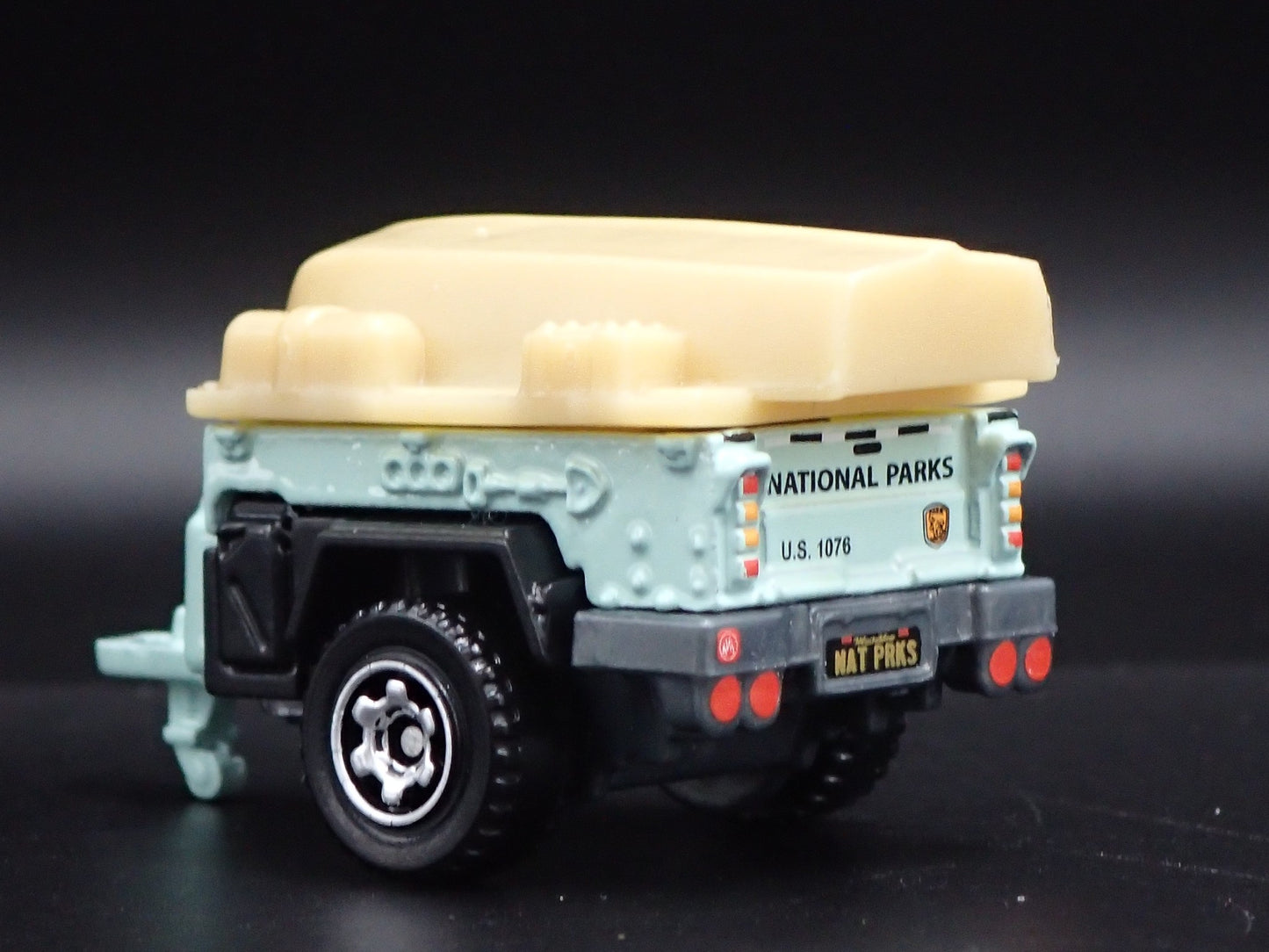 UTILITY CAMPING TRAILER NATIONAL PARKS RARE 1:64 SCALE DIORAMA DIECAST MODEL CAR