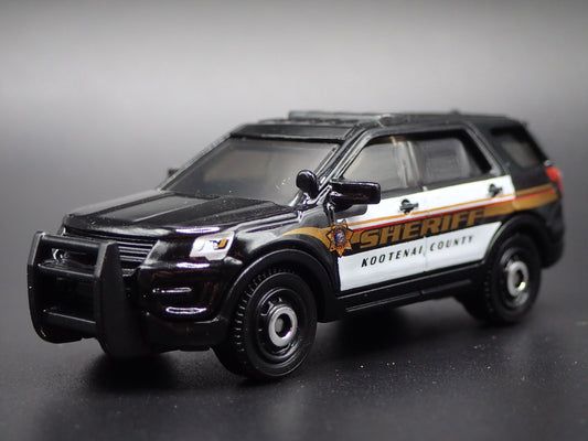 2016 16 FORD EXPLORER POLICE INTERCEPTOR KOOTENAI SHERIFF 1:64 DIECAST MODEL CAR