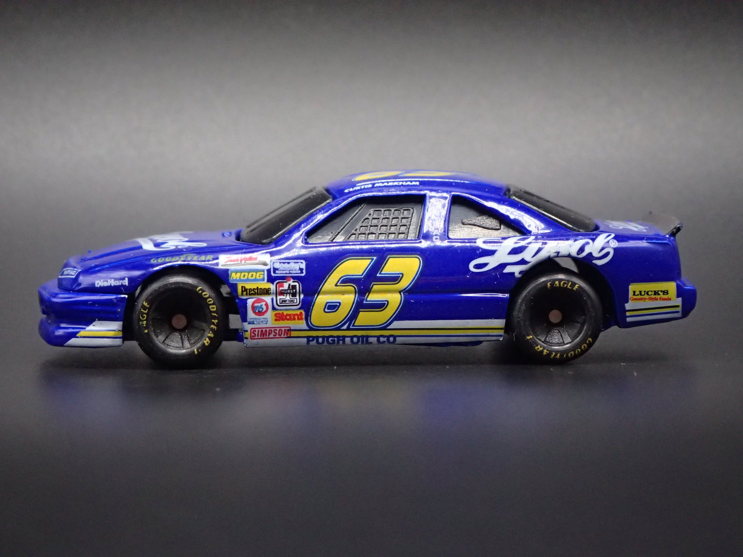 1995 95 PONTIAC GRAND PRIX 63 CURTIS MARKHAM NASCAR 1:64 SCALE DIECAST MODEL CAR