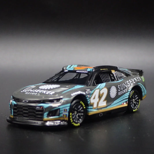 2023 CHEVY CAMARO ZL1 #42 NOAH GRAGSON SUNSEEKER RESORT NASCAR 1:64 DIECAST CAR