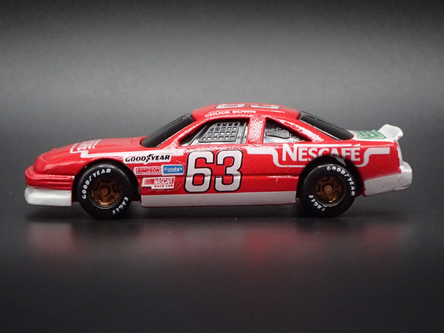 1992 92 PONTIAC GRAND PRIX 63 CHUCK BOWN NASCAR 1:64 SCALE DIECAST MODEL CAR