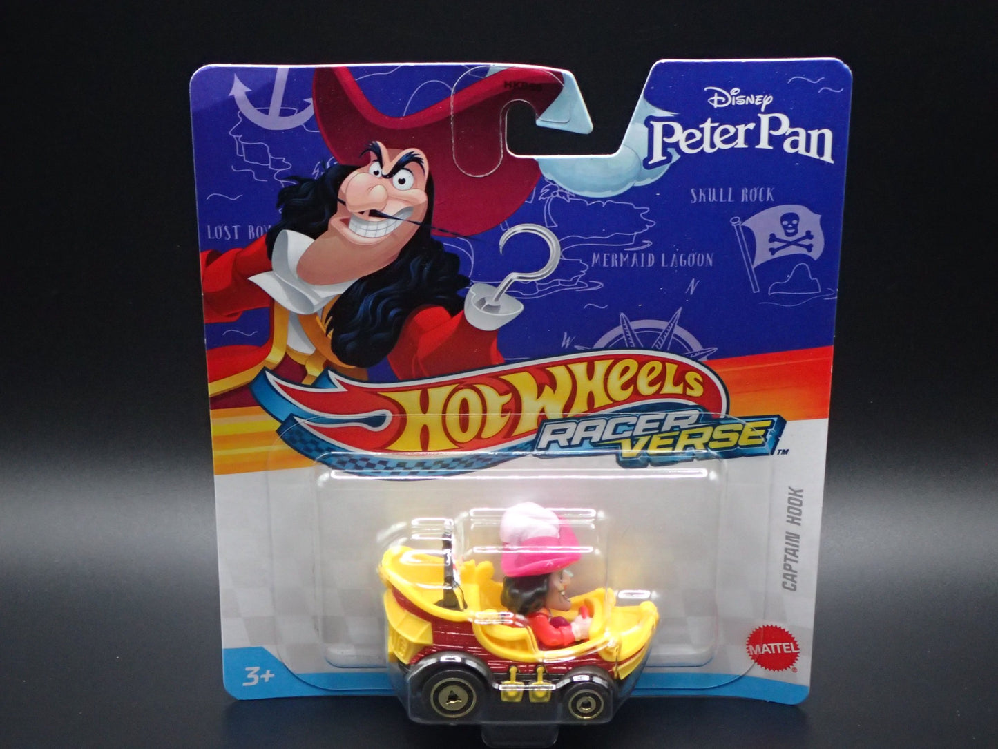 2025 HOT WHEELS RACER VERSE DISNEY PETER PAN CAPTAIN HOOK