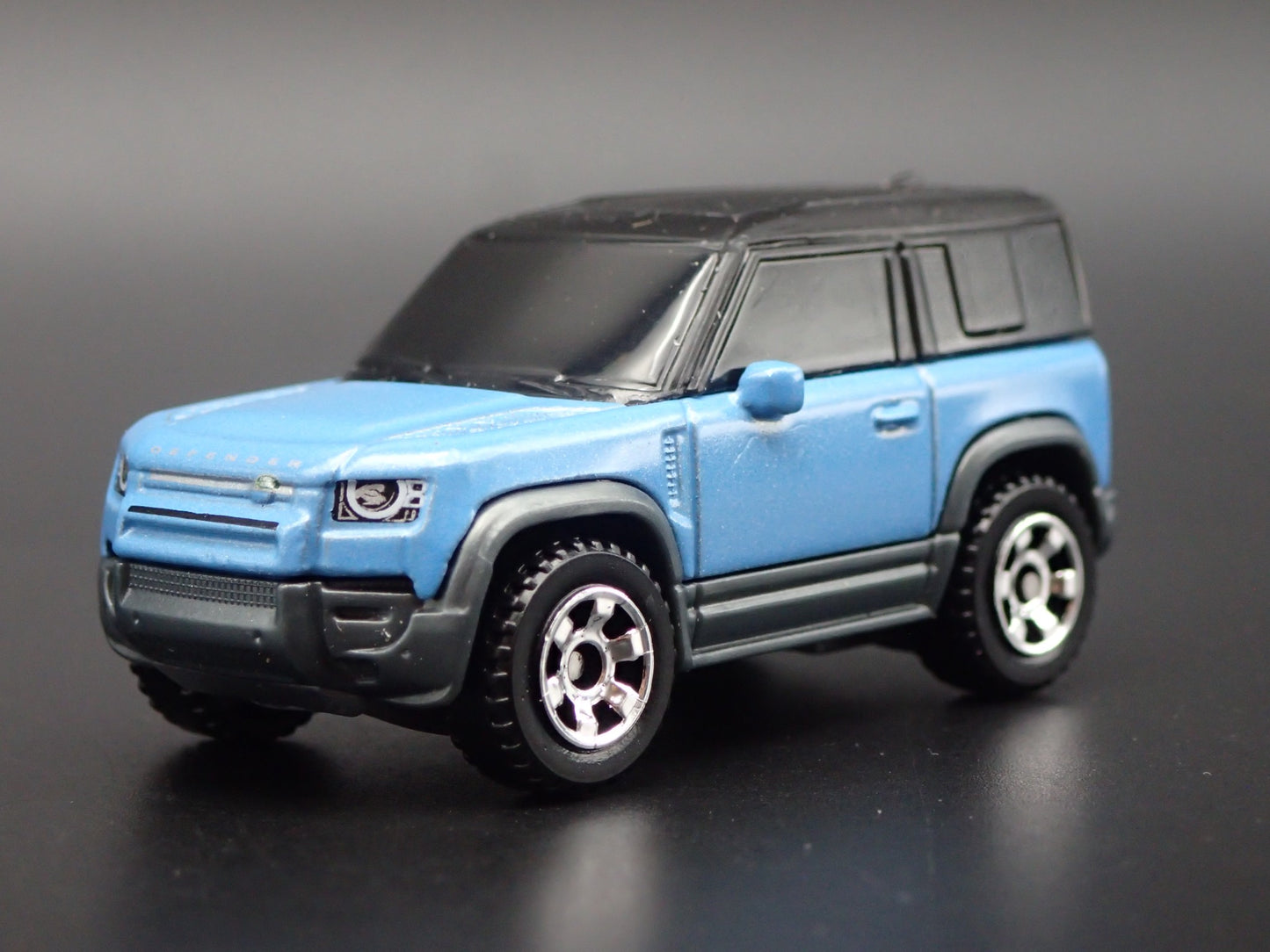 2020-2025 LAND ROVER DEFENDER 90 BLUE RARE 1/64 SCALE DIORAMA DIECAST MODEL CAR