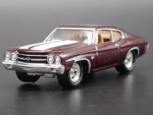 1970 70 CHEVY CHEVROLET CHEVELLE SS 454 1:64 SCALE DIORAMA DIECAST MODEL CAR