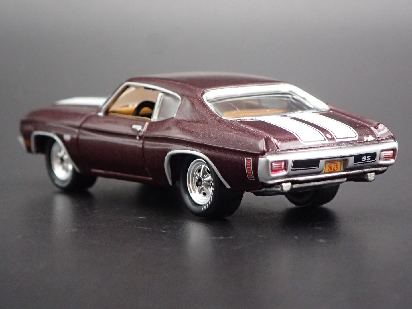 1970 70 CHEVY CHEVROLET CHEVELLE SS 454 1:64 SCALE DIORAMA DIECAST MODEL CAR