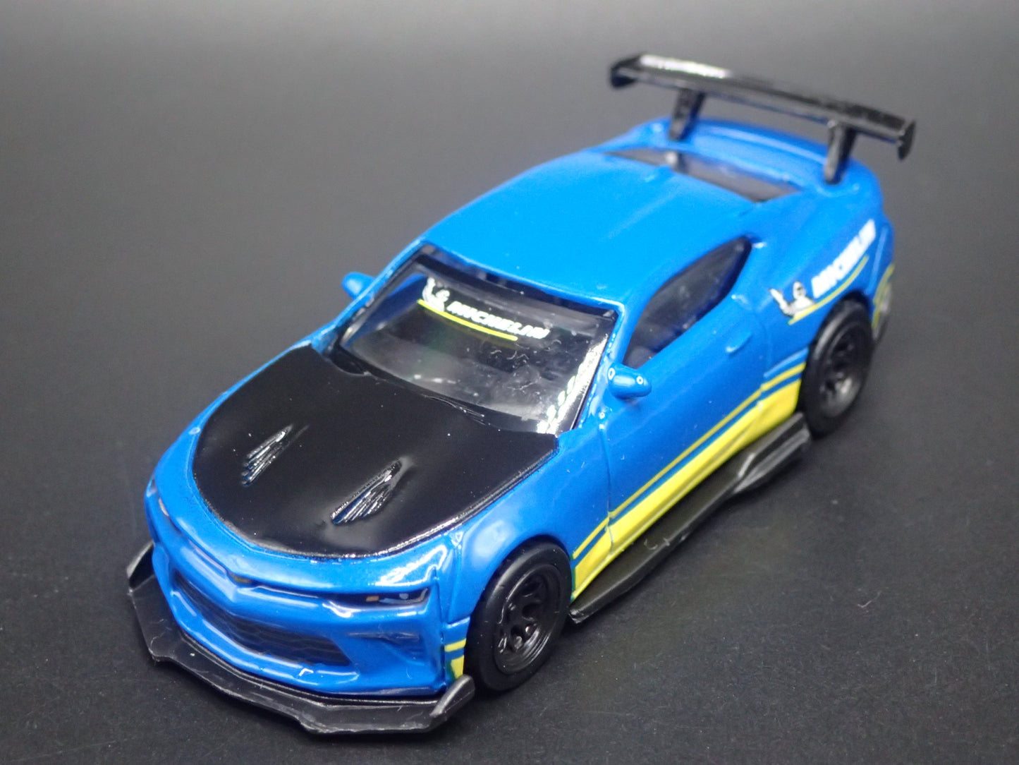 2016-2024 CHEVY CHEVROLET CAMARO SS MICHELIN BLUE 1:64 SCALE DIECAST MODEL CAR
