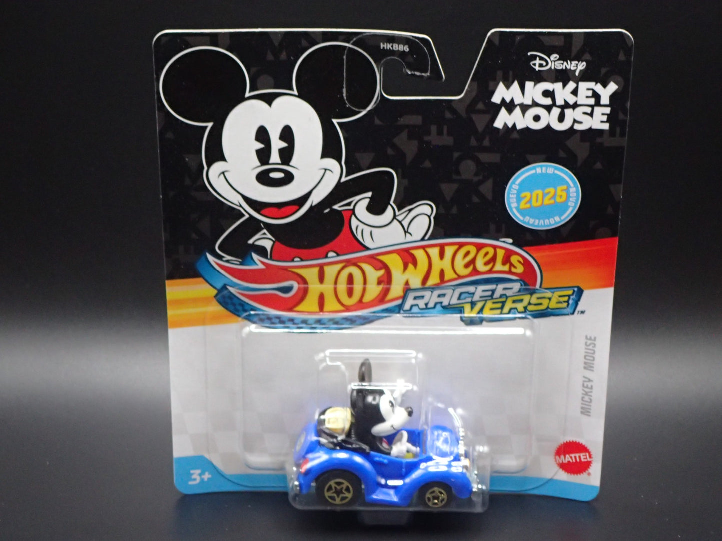 2025 HOT WHEELS RACER VERSE DISNEY MICKEY MOUSE BLUE CAR
