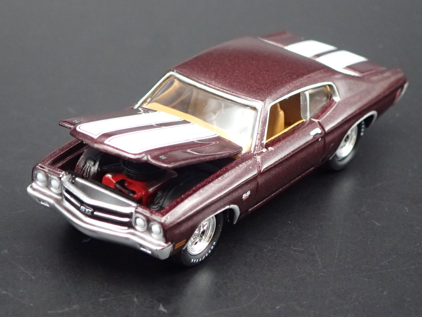 1970 70 CHEVY CHEVROLET CHEVELLE SS 454 1:64 SCALE DIORAMA DIECAST MODEL CAR