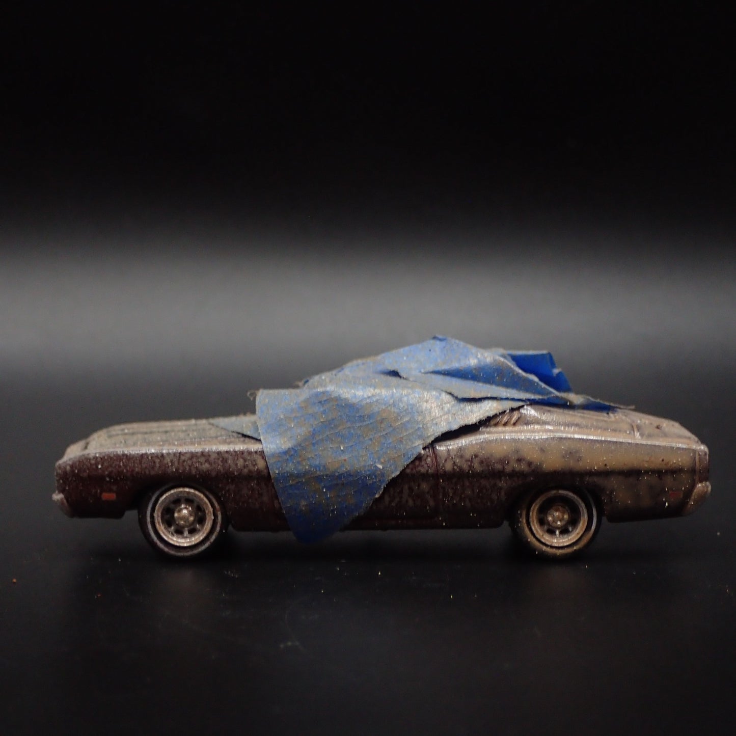 1969 69 FORD TORINO TALLADEGA BARN FIND 1:64 SCALE DIORAMA DIECAST MODEL CAR