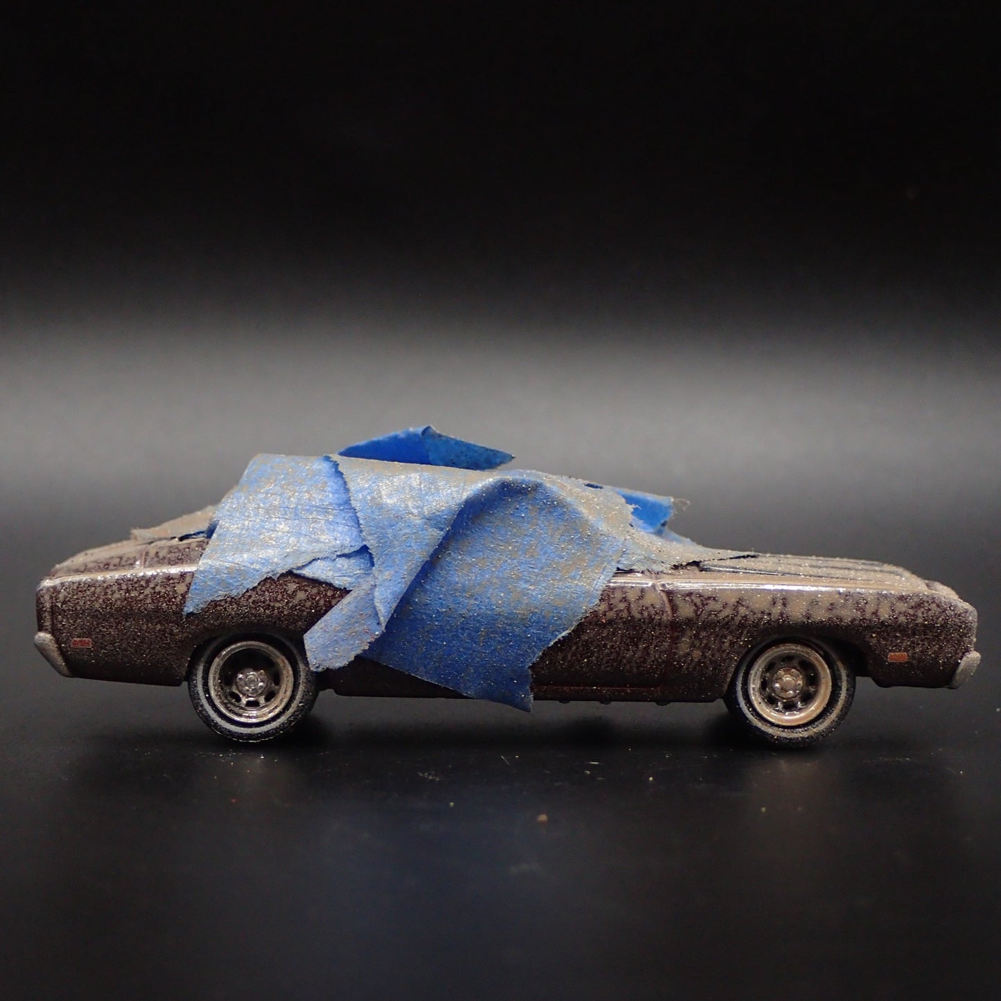 1969 69 FORD TORINO TALLADEGA BARN FIND 1:64 SCALE DIORAMA DIECAST MODEL CAR