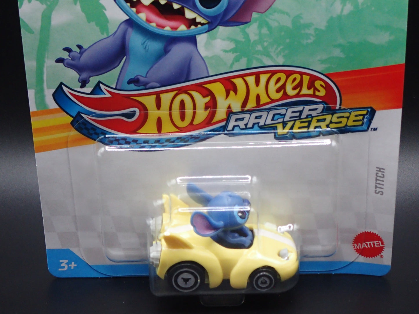2025 HOT WHEELS RACER VERSE DISNEY LILO & STITCH STITCH YELLOW CAR