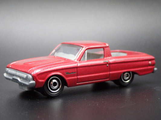 1961 61 FORD RANCHERO PICKUP TRUCK ROSE 1:64 SCALE DIORAMA DIECAST MODEL CAR