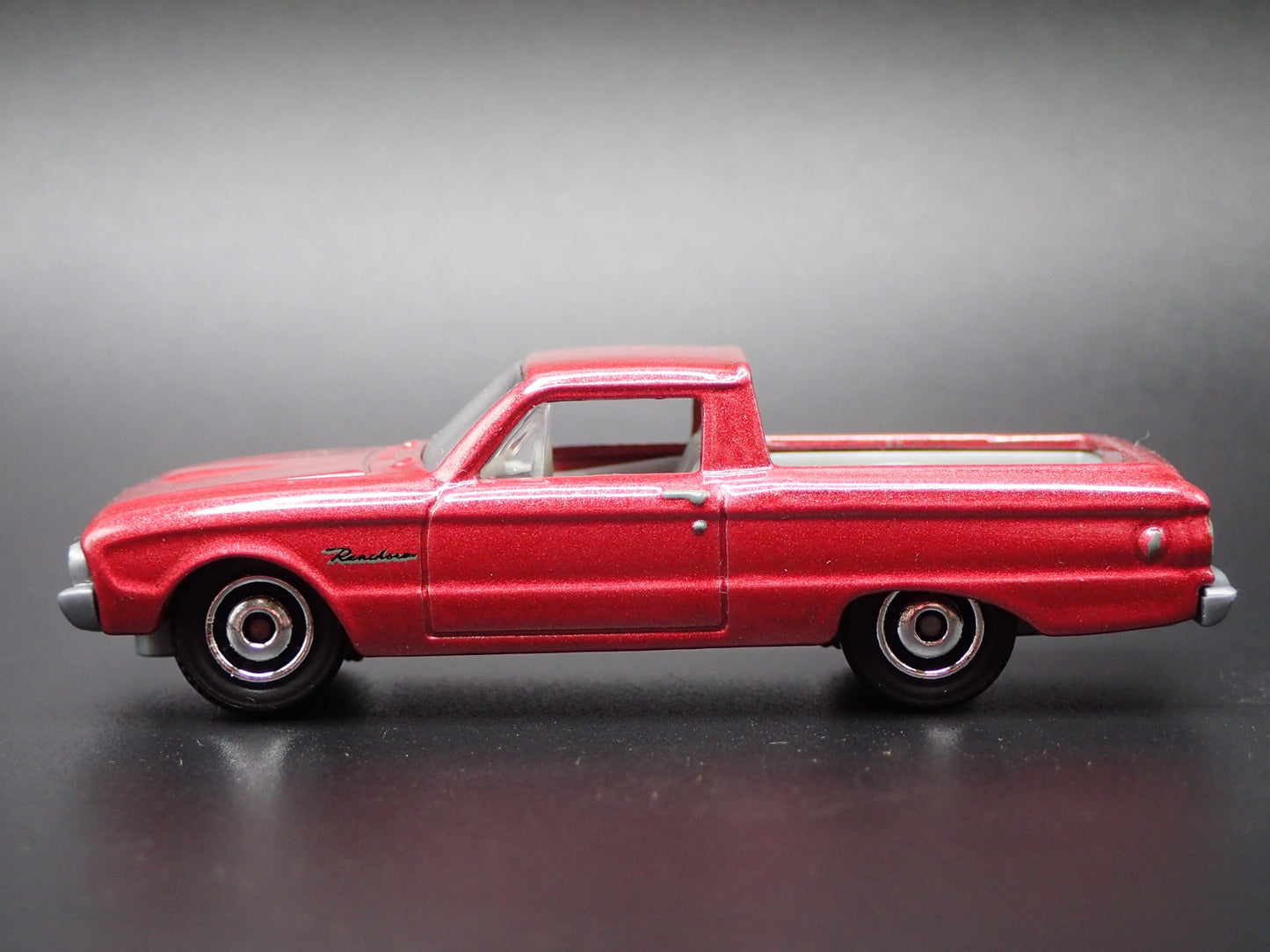 1961 61 FORD RANCHERO PICKUP TRUCK ROSE 1:64 SCALE DIORAMA DIECAST MODEL CAR