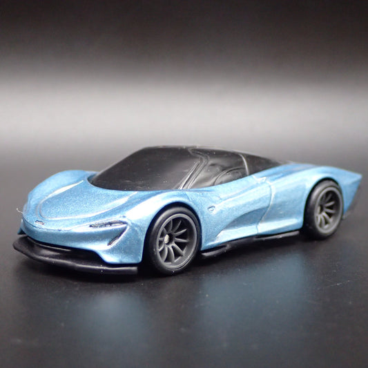 2020 20 MCLAREN SPEEDTAIL SUPER CAR BLUE 1:64 SCALE DIORAMA DIECAST MODEL CAR