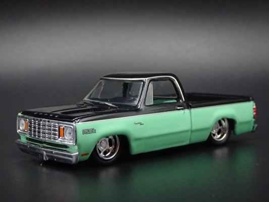 1978 78 DODGE ADVENTURER 150 PICKUP TRUCK. 1/64 SCALE DIORAMA DIECAST MODEL CAR