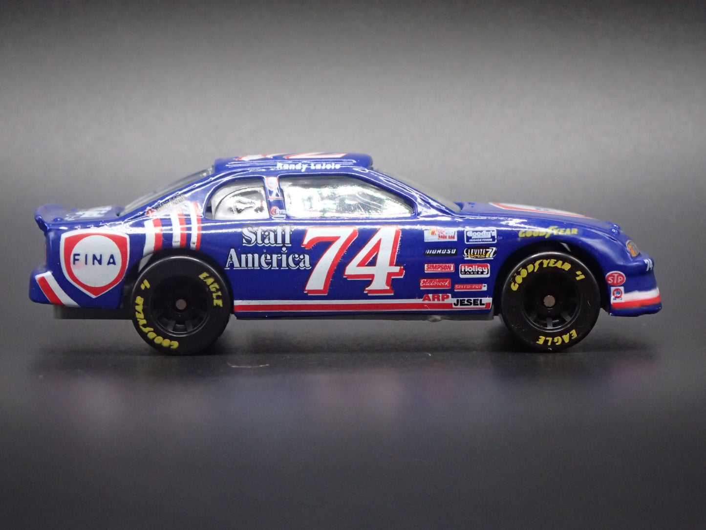 1997 CHEVY CHEVROLET MONTE CARLO 74 RANDY LAJOIE NASCAR 1:64 DIECAST MODEL CAR