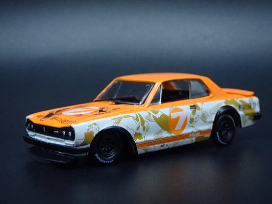 1971 71 NISSAN SKYLINE GTR ORANGE 1:64 SCALE COLLECTIBLE DIECAST MODEL CAR
