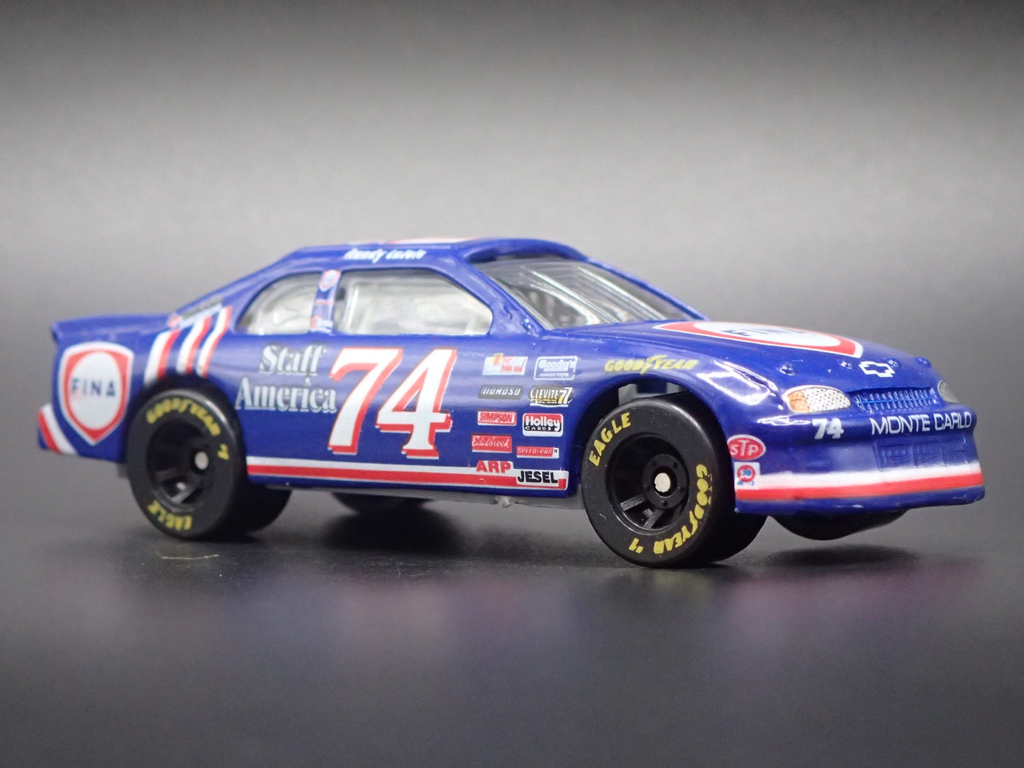 1997 CHEVY CHEVROLET MONTE CARLO 74 RANDY LAJOIE NASCAR 1:64 DIECAST MODEL CAR