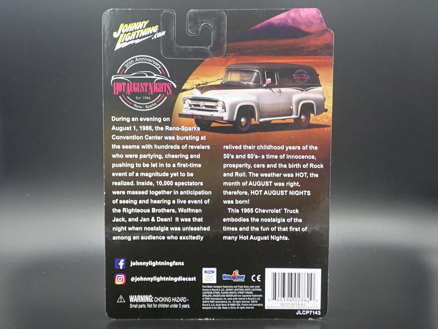 1955 FORD PANEL TRUCK 30TH ANV 2016 HOT AUGUST NIGHTS RENO EXCLUSIVE AUTOGRAPHED