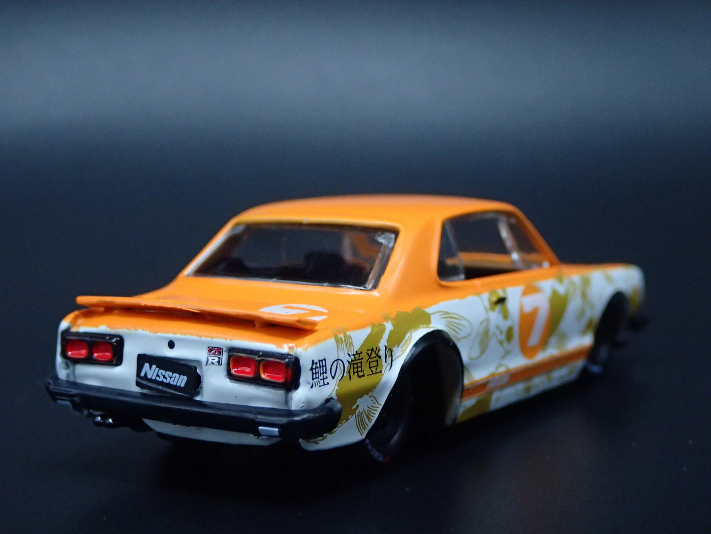1971 71 NISSAN SKYLINE GTR ORANGE 1:64 SCALE COLLECTIBLE DIECAST MODEL CAR