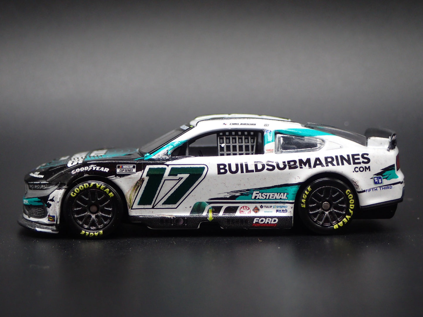 2024 24 FORD MUSTANG #17 CHRIS BUESCHER SUBMARINES NASCAR 1:64 SCALE DIECAST CAR
