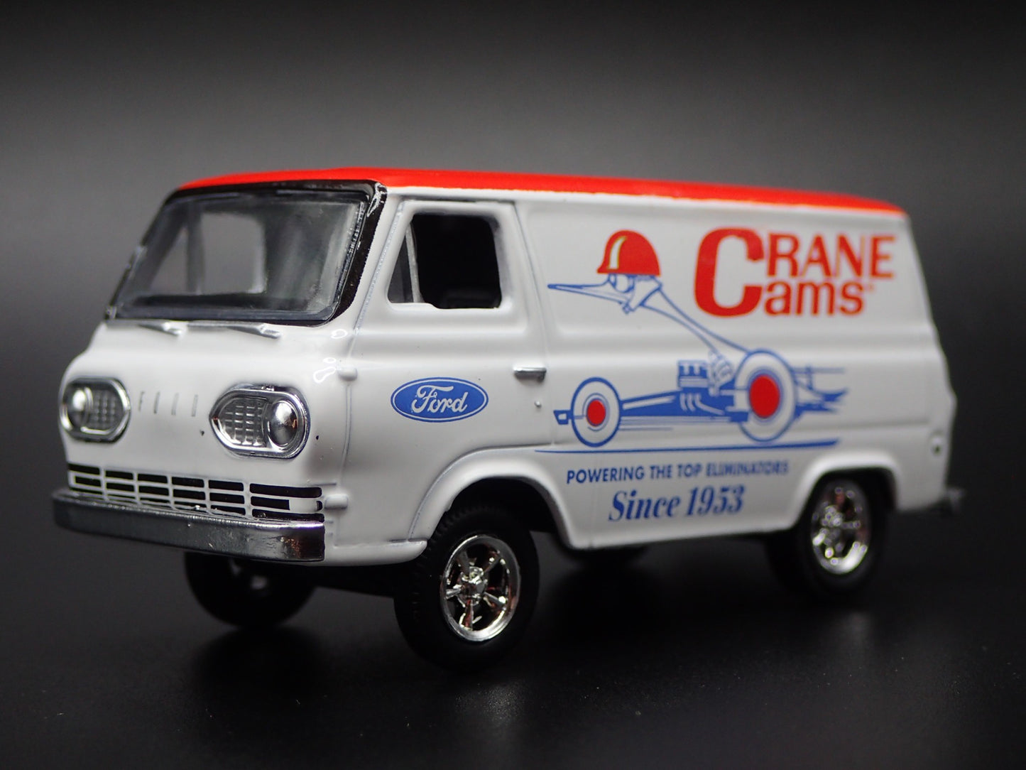1964 64 FORD ECONOLINE DELIVERY VAN CRANE CAMS 1:64 SCALE DIECAST MODEL CAR