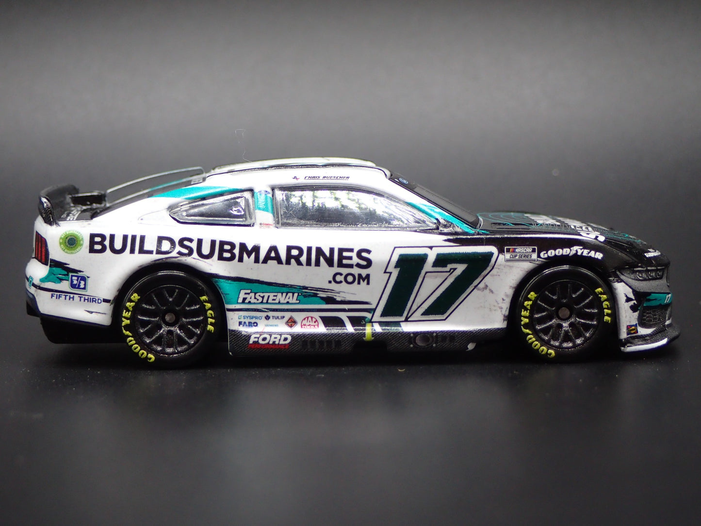 2024 24 FORD MUSTANG #17 CHRIS BUESCHER SUBMARINES NASCAR 1:64 SCALE DIECAST CAR