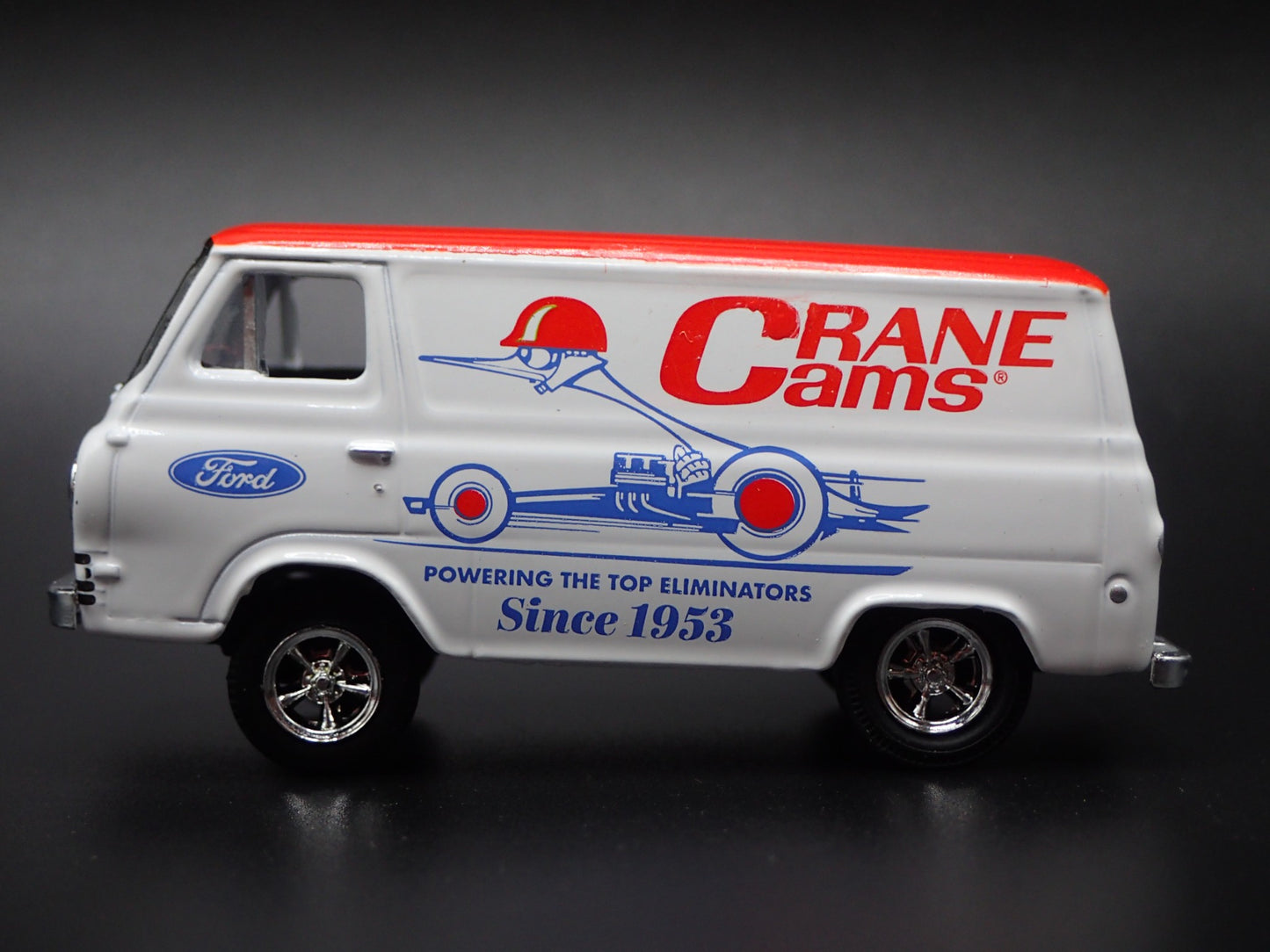 1964 64 FORD ECONOLINE DELIVERY VAN CRANE CAMS 1:64 SCALE DIECAST MODEL CAR