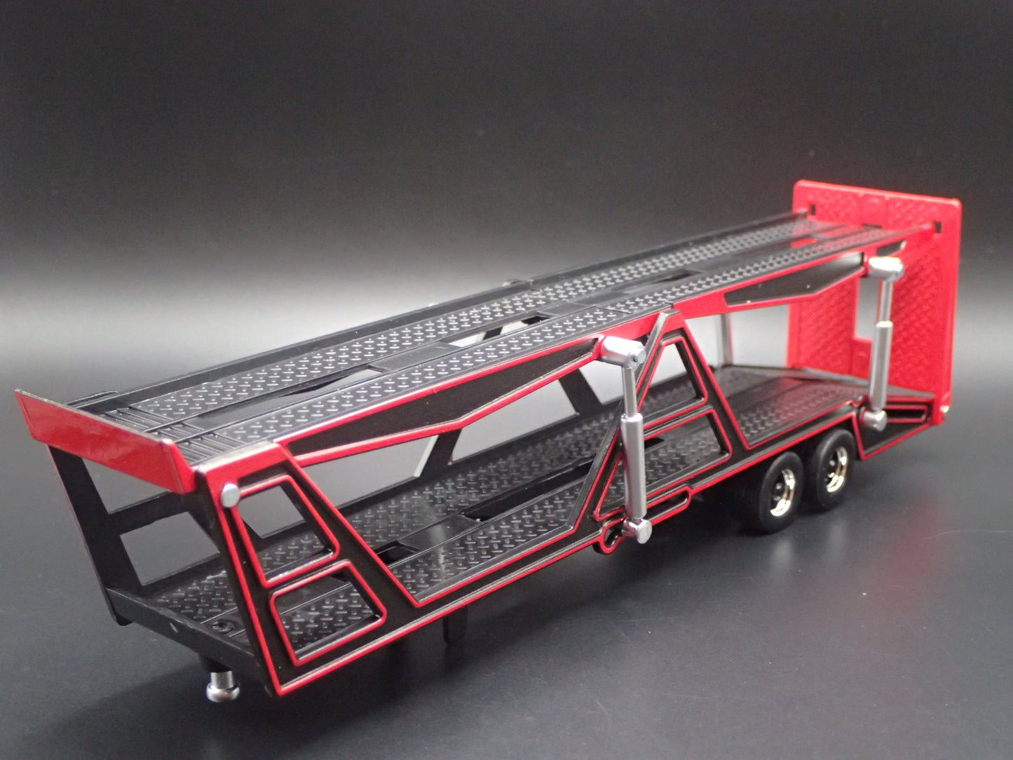 MERCEDES BENZ ACTROS 1851 & CAR TRANSPORTER HAULER TRAILER 1:64 SCALE MODEL SET