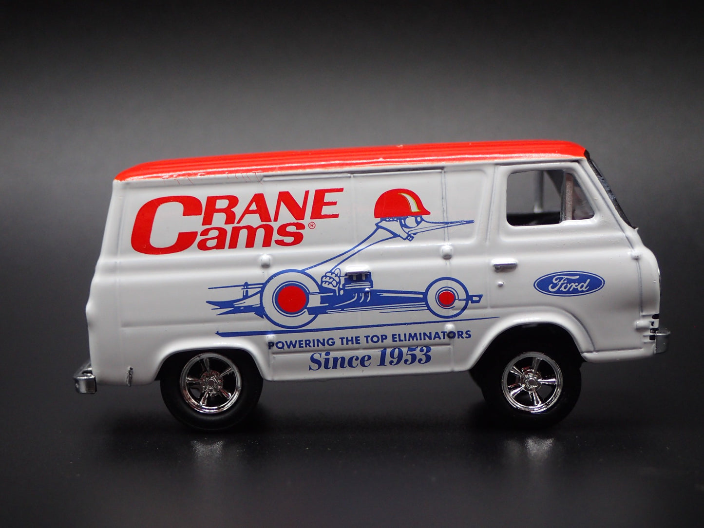 1964 64 FORD ECONOLINE DELIVERY VAN CRANE CAMS 1:64 SCALE DIECAST MODEL CAR