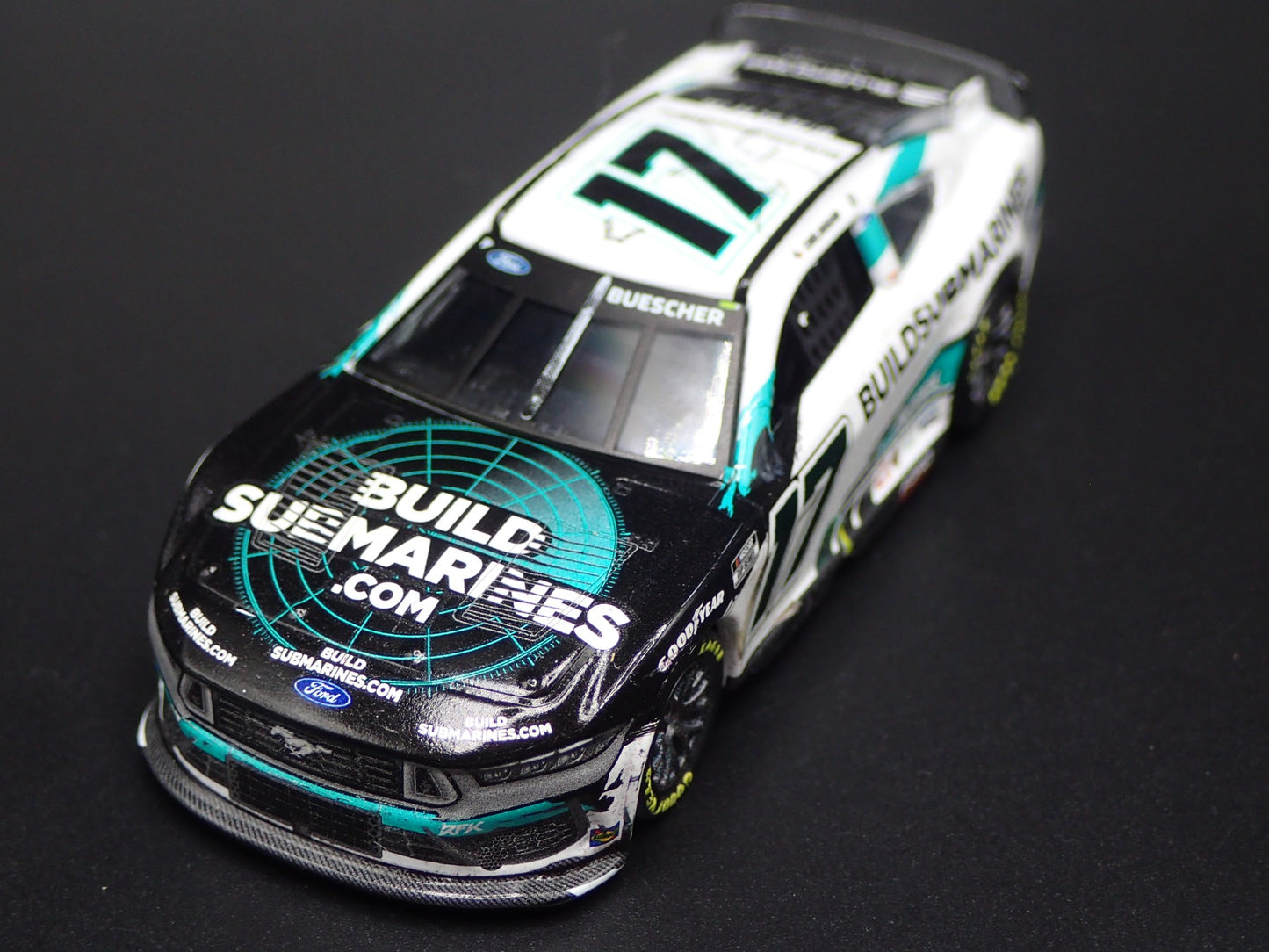 2024 24 FORD MUSTANG #17 CHRIS BUESCHER SUBMARINES NASCAR 1:64 SCALE DIECAST CAR