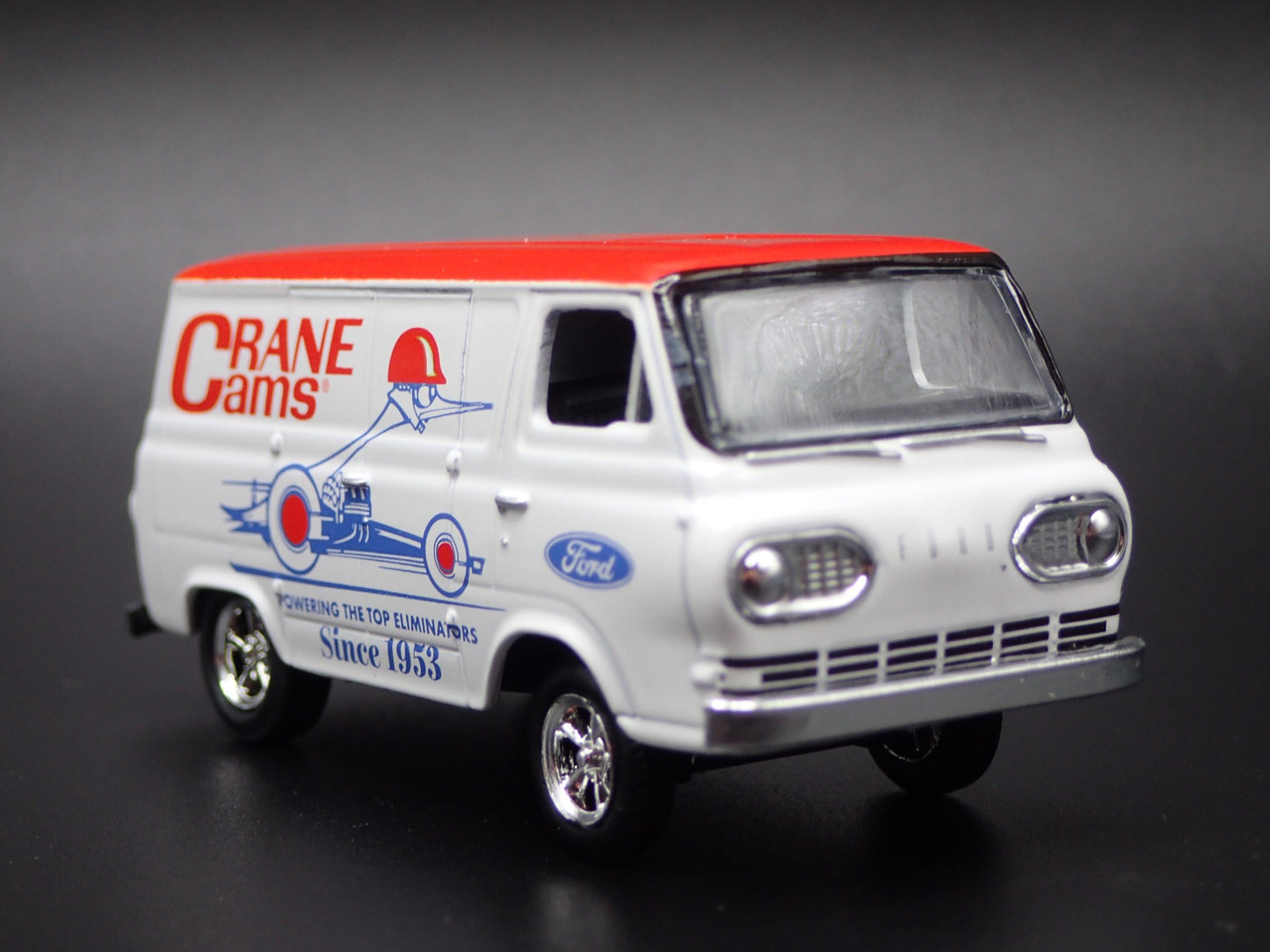1964 64 FORD ECONOLINE DELIVERY VAN CRANE CAMS 1:64 SCALE DIECAST MODEL CAR