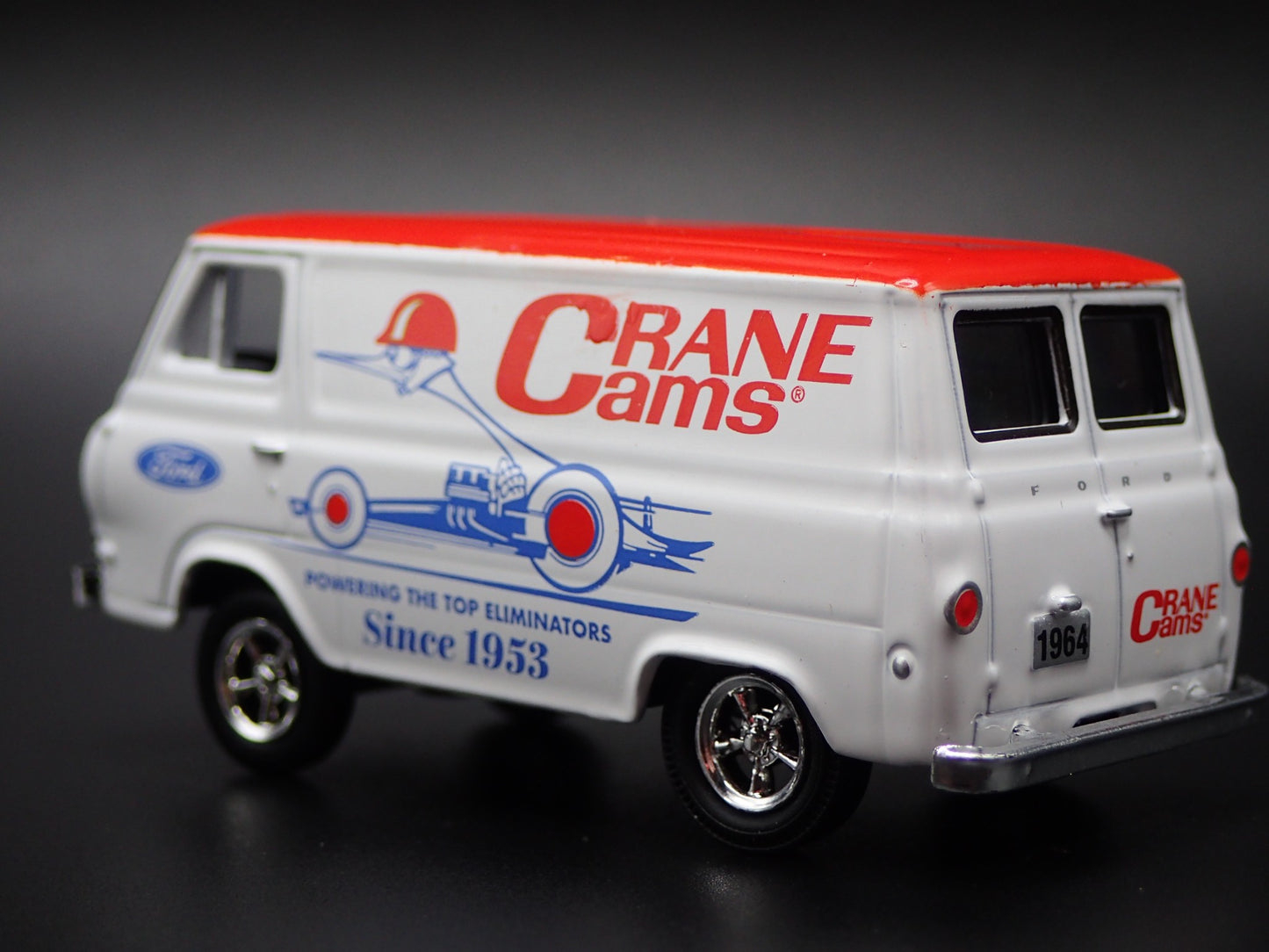1964 64 FORD ECONOLINE DELIVERY VAN CRANE CAMS 1:64 SCALE DIECAST MODEL CAR