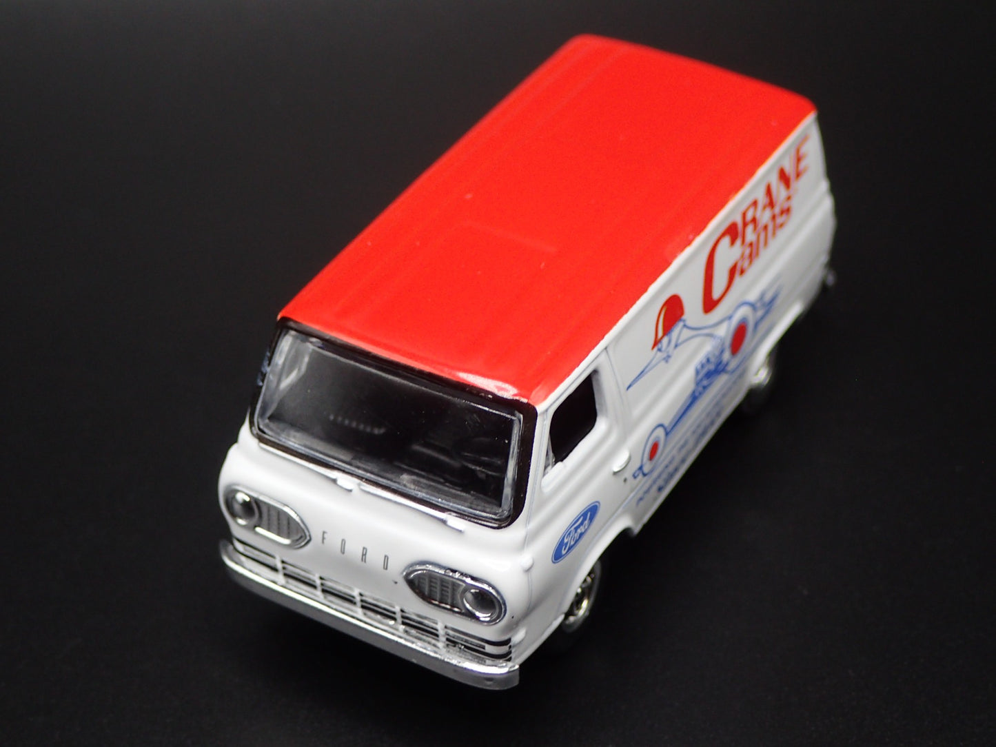 1964 64 FORD ECONOLINE DELIVERY VAN CRANE CAMS 1:64 SCALE DIECAST MODEL CAR