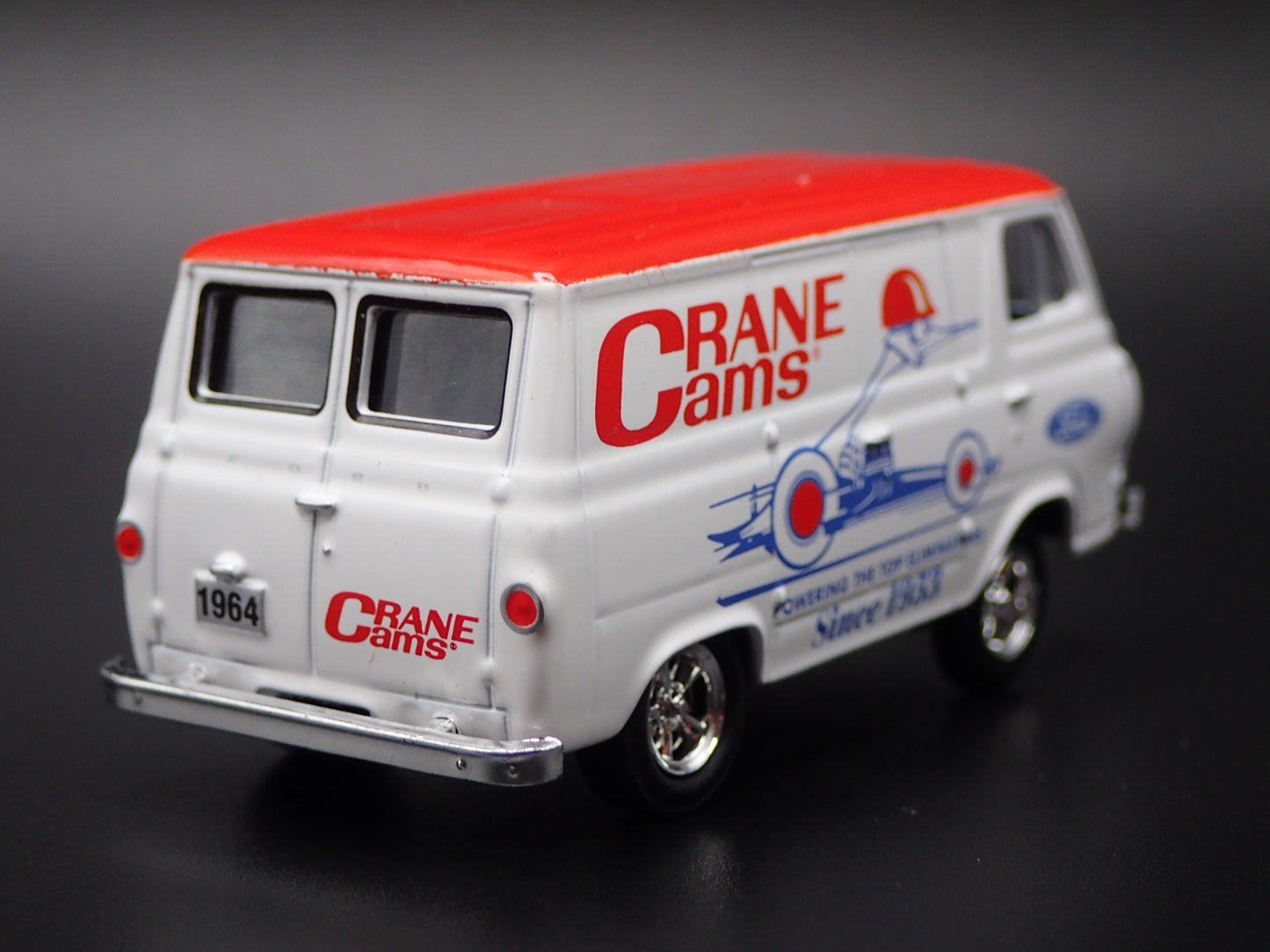 1964 64 FORD ECONOLINE DELIVERY VAN CRANE CAMS 1:64 SCALE DIECAST MODEL CAR
