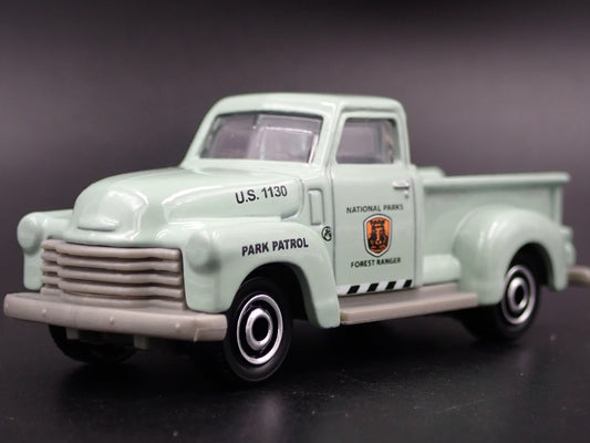 1947-1953 CHEVY CHEVROLET 3100 TRUCK FOREST RANGER 1:64 SCALE DIECAST MODEL CAR
