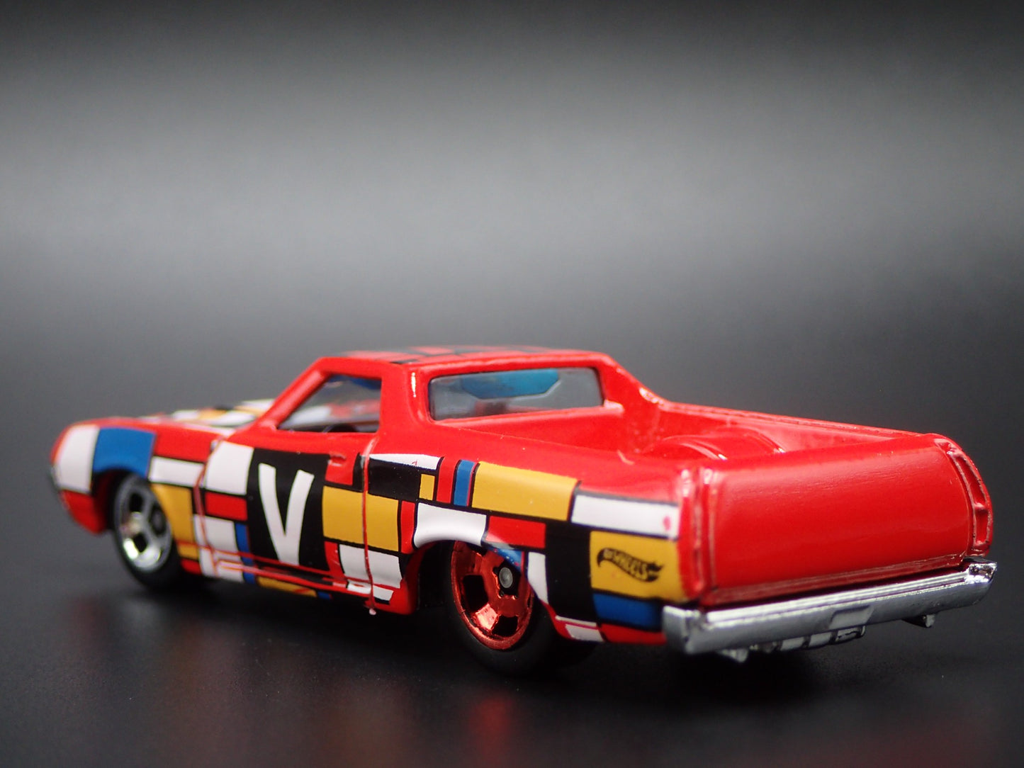 1972 72 FORD RANCHERO PICKUP TRUCK RED 1/64 SCALE DIORAMA DIECAST MODEL CAR