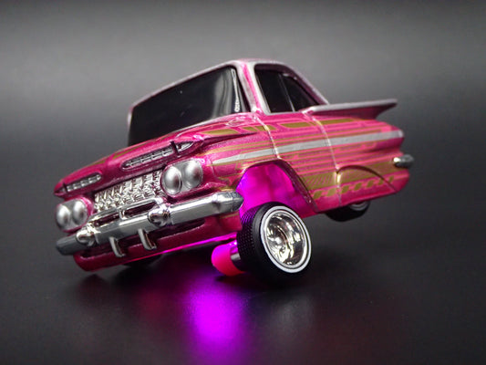 1959 59 CHEVY CHEVROLET IMPALA CAR TUNED LOWRIDER 1:64 SCALE DIECAST MODEL CAR
