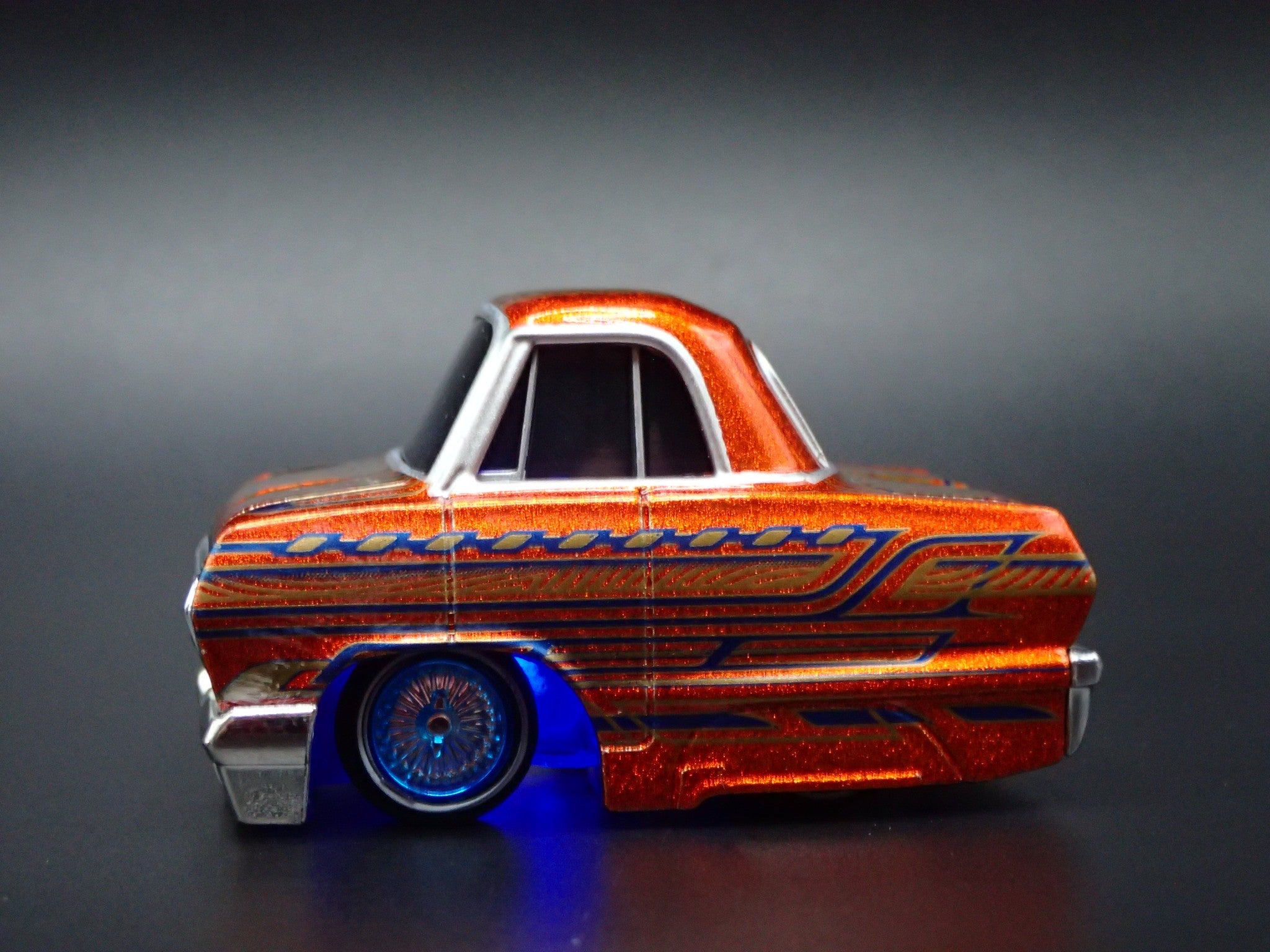 1963 63 CHEVY CHEVROLET IMPALA CAR TUNED LOWRIDER 1:64 SCALE