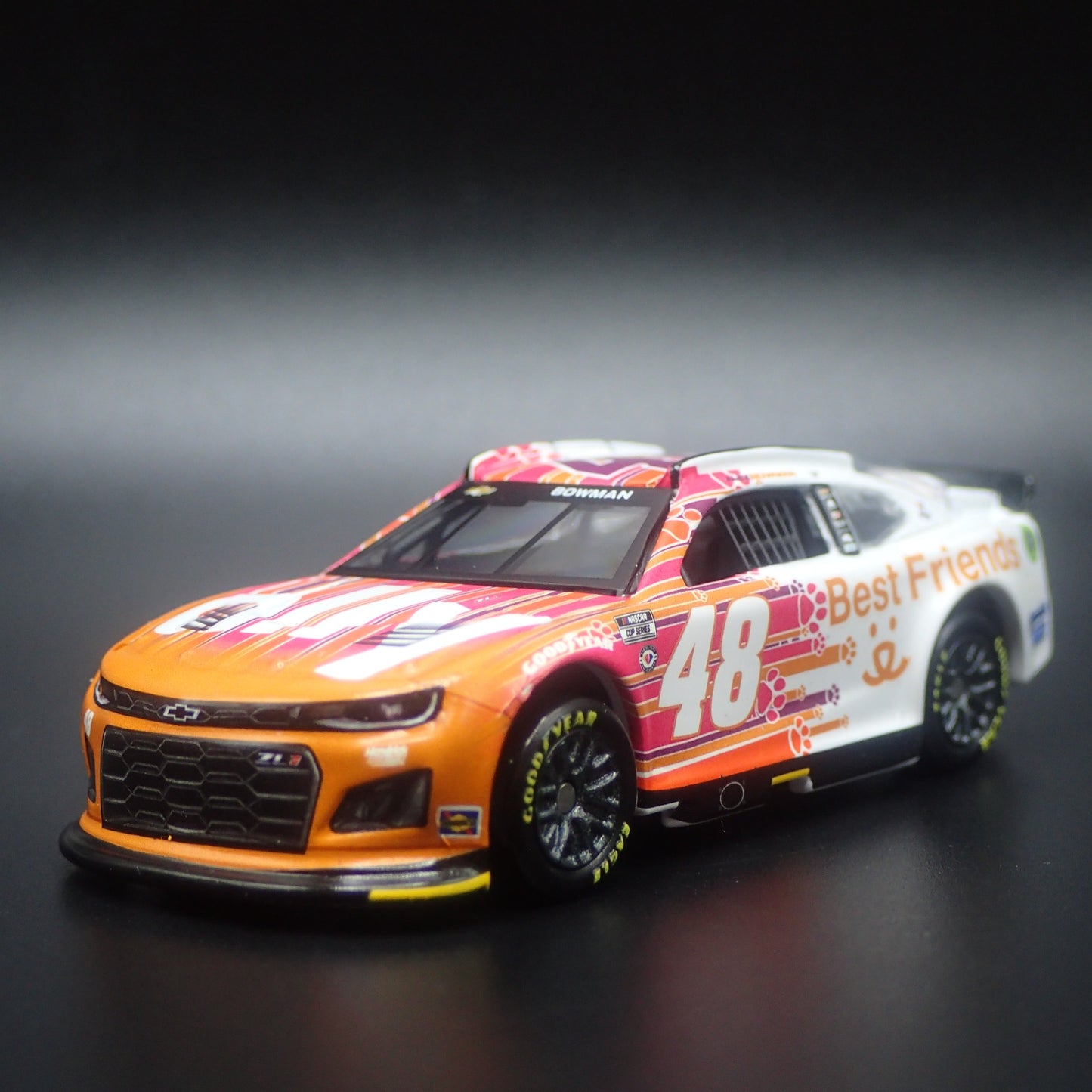 2023 CHEVY CAMARO ZL1 #48 ALEX BOWMAN ALLY BEST FRIENDS NASCAR 1:64 DIECAST CAR